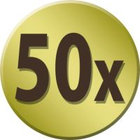 SIGEL Weihnachts-Umschlag DU248 Frozen Stars DIN lang 50 Stück