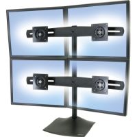ERGOTRON Monitorständer 33-324-200 für 4 Monitore schwarz