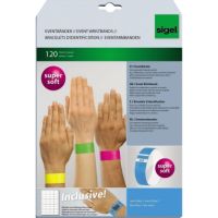 SIGEL Eventband Super Soft EB211 255x25mm neon blau 120 Stück