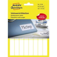 Avery Zweckform Vielzwecketikett 3336 50x14mm weiß 672 Stück