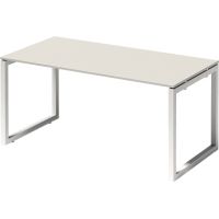 Bisley Schreibtisch DOF1608GW396 O 1600x740x800mm weiß/gr.ws