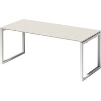 Bisley Schreibtisch DOF1808GW396 O 1800x740x800mm weiß/gr.ws