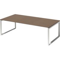Bisley Konferenztisch DOF2412WN396 O 2400x740x1200mm ws/nb