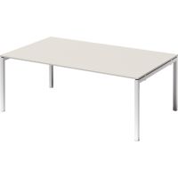 Bisley Konferenztisch DUF2012GW396 U 2000x740x1200mm weiß/gr.ws