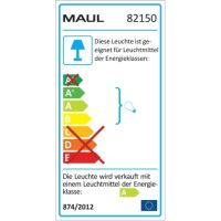 MAUL Arbeitsplatzleuchte MAULoffice 8215095 Energiesparlampe 20W si