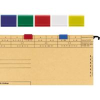 ELBA Farbreiter vertic 1 100552072 20x16mm PVC gelb 25 Stück