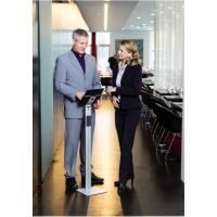 DURABLE Tablethalter 893223 7-13Zoll Bodenständer silber