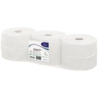 Satino Toilettenpapier Jumborolle 029180 2-lagig hochweiss