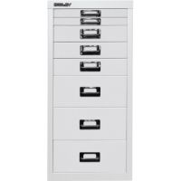 Bisley Schubladenschrank L298696 8Schubfächer verkehrsweiß