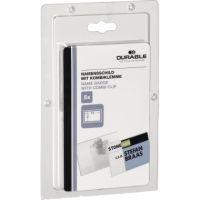 DURABLE Namensschild 869419 75x40mm transparent 5 Stück