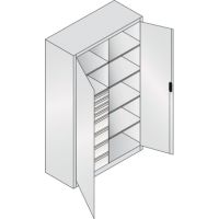 C+P Werkzeugschrank 8931305S10053 6Bd. 6Sch. 1950x1200x500mm lgr/lbl