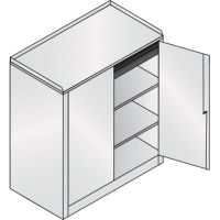 C+P Werkzeug-Beistellschrank 882100S10041 2Böden lgr/rgn