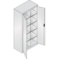 C+P Werkzeugschrank 8921311S10050 10Fächer 1950x930x500mm lgr/ebl
