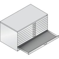 C+P Flachablageschrank 7201000S10183 760x1350x960mm lgr