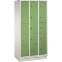 C+P Fächerschrank 8020305S10005 m. Sockel 15Fächer lgr/rgn