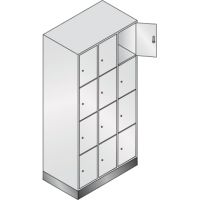 C+P Fächerschrank 8020403S10000 Sockel 12Fächer B1190mm lgr/ebl