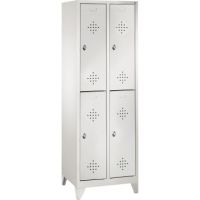 C+P Doppelspind 831020S10000 auf Füßen 4Fächer lgr/lgr