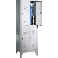 C+P Doppelspind 831020S10000 auf Füßen 4Fächer lgr/lgr