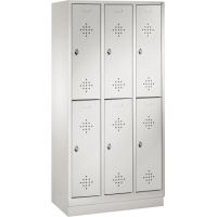 C+P Doppelspind 832030S10000 auf Sockel 6Fächer lgr/lgr