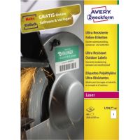 Ultra-Resistente Etiketten L7917-40 210x297mm weiß 40 Stück