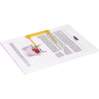 Bankers Box Abheftbügel Tube Clip 1189101 gelb 100 Stück