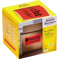 Avery Zweckform Warnetikett 7211 Vorsicht zerbrechlich 200 Stück