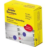 Avery Zweckform Markierungspunkt 3853 10mm blau 800 Stück