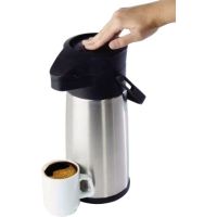 APS Pumpkanne Budget 10915 2,2l 17Tassen Edelstahl Kunststoff