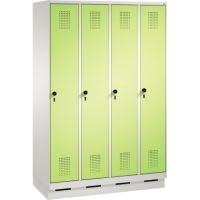 C+P Umkleidespind 4902040S10283 Sockel 4Abteile lgr/vgn