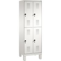 C+P Doppelstockspind 4931020S10009 Füße 4Fächer lgr/lgr