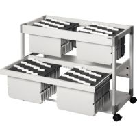 DURABLE Hängemappenwagen TROLLEY 200 MULTI DUO 379210 lichtgrau