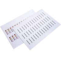 UNISTO Etikett Xstyle S 36317 weiß 180 Stück