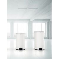 Hailo Tretabfalleimer Pure L 0530-030 25l weiß