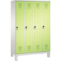 C+P Umkleidespind 4901040S10279 Füße 4Abteile lgr/vgn