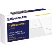 Soennecken Heftklammern 3151 24/6 verzinkt 1.000 Stück