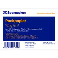 Soennecken Packpapier 3561 100cmx5m Altpapier natronbraun