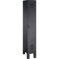 C+P Umkleidespind 4901010S10066 Füße 1Abteil sgr/sgr