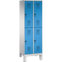 C+P Doppelstockspind 4931020S10051 Füße 4Fächer lgr/lbl