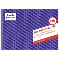 Avery Zweckform Wochenbericht 1772 DIN A5 quer 80Blatt