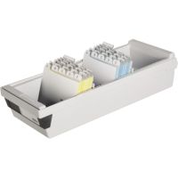 HAN Karteikasten 957-11 DIN A7 quer max. 1300Karten PS lichtgrau