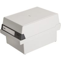 HAN Karteikasten 966-11 DIN A6 quer max. 800Karten PS lichtgrau