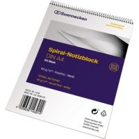 Soennecken Notizblock 1118 DIN A4 60g kariert 50Blatt weiß