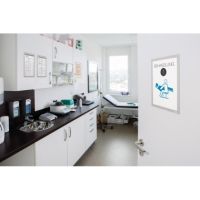 DURABLE Magnetrahmen DURAFRAME 487223 DIN A4 silber 2 Stück