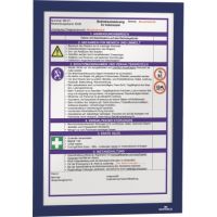 DURABLE Magnetrahmen DURAFRAME 487207 DIN A4 d.blau 2 Stück