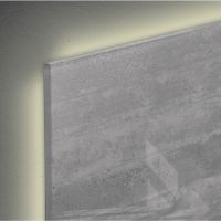 Glas-Magnetboard Artverum LED GL406 910x460x15mm Sichtbeton