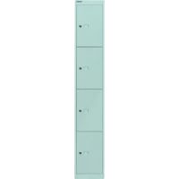 Bisley Garderobenschrank Office CLK184645 4Fachböden lichtgrau