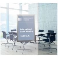 DURABLE Magnetrahmen DURAFRAME 487223 DIN A4 silber 2 Stück