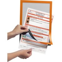 DURABLE Magnetrahmen DURAFRAME 487209 DIN A4 orange 2 Stück
