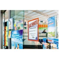 DURABLE Magnetrahmen DURAFRAME 487209 DIN A4 orange 2 Stück