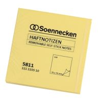 Soennecken Haftnotiz 5811 75x75mm 100Blatt gelb